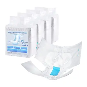 VEVOR Adult Briefs with Tabs, Super Absorbent Incontinence Briefs for Men and Women, Disposable Adult Diapers with Leakproof 3D Surround Guard Wetness Indicator - L Size, 40 Count (4 Packs of 10)VEVOR Super Brand Day