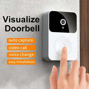 Visualize Doorbell - auto capture, video call & voice change - 2.4G WiFi, night vision, rechargeable battery, free cloud storage