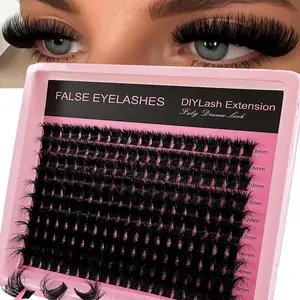 Individual False Eyelashes, Volumized False Eyelashes, Reusable Eyelash Extensions, Self Grafting Curling Eyelashes, Volume Individual Lashes, Eyelash Clusters, Diy False Eyelashes Kit, Wispy Lash Clusters
