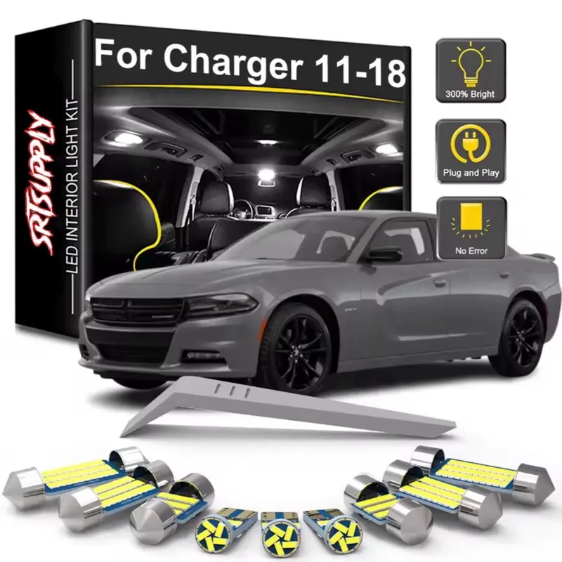 Dodge Charger 2011-2018 LED Interior Light Kit | 6000K Ultra Bright White Interior Upgrade