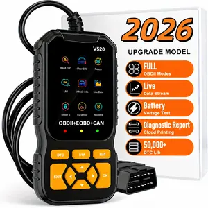 OBD2 Scanner Car Diagnostic Tool With Read And Clear Engine Fault Codes, Live Data Stream, Battery Voltage Test, 50000+DTC Library, is Suitable For Every Drivers
