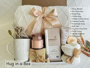 Christmas Gift Box for Her Holiday Gift Basket for Christmas Best Friend Gift, Merry Christmas Box For Women, Winter Gift Box, Gift For Her