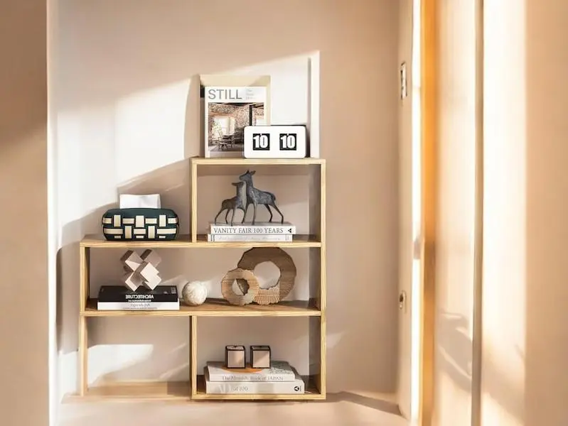 Cubes Bookcase-3 Cubes Bookcase, Irregular Open Bookcase, Freestanding Bookshelf Combination, Anti-Tipping Device Home Display Storage Shelf