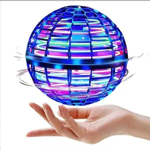 Flying Orb Toy Mini Drone with Hand Control, Smart Flying Ball Ufo Toy with LED Lights, High-Tech Gyroscope, Interactive Sound Effects