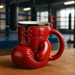 Boxing Glove Mug, Fitness Gloves Cup, Ideal for Boxing Enthusiasts, Perfect Gift for Boxers, Unique Design for Sports Lovers