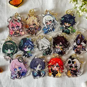 Genshin Impact Mixed Acrylic Keychain Phone Charm