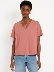 Old Navy Women's Vintage V-Neck T-Shirt