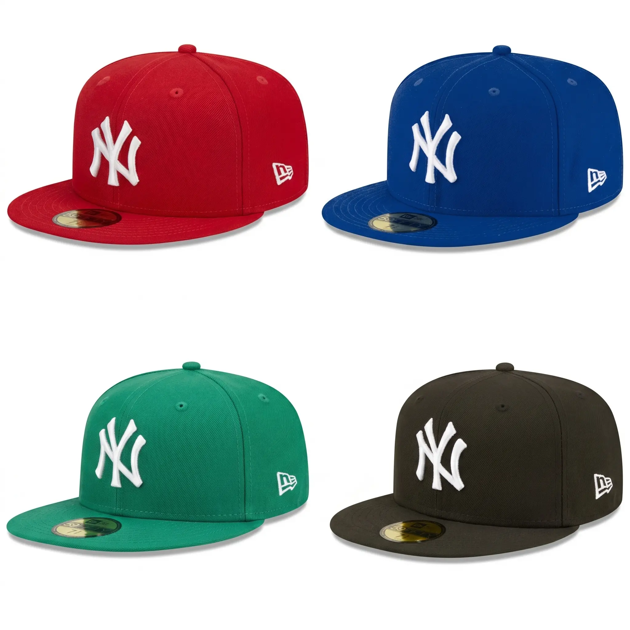 New York Yankees New Era 59FIFTY White Logo Fitted Baseball Hat