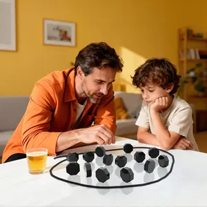 Magnetic Effect Chess Board Game, Interactive Parent-Child Educational Toy, Risk Strategy Puzzle, Fun Family Activity