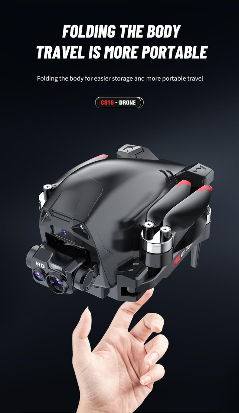 CS16 4K Camera Drone with 4K Camera Intelligent Obstacle Avoidance Powerful Motor Quadcopter for Aerial Photography Brushless Flight Power CS16 4K Camera Drone with 4K Camera Intelligent Obstacle Avoidance Powerful Motor Quadcopter for Aerial Photography Brushless Flight Power