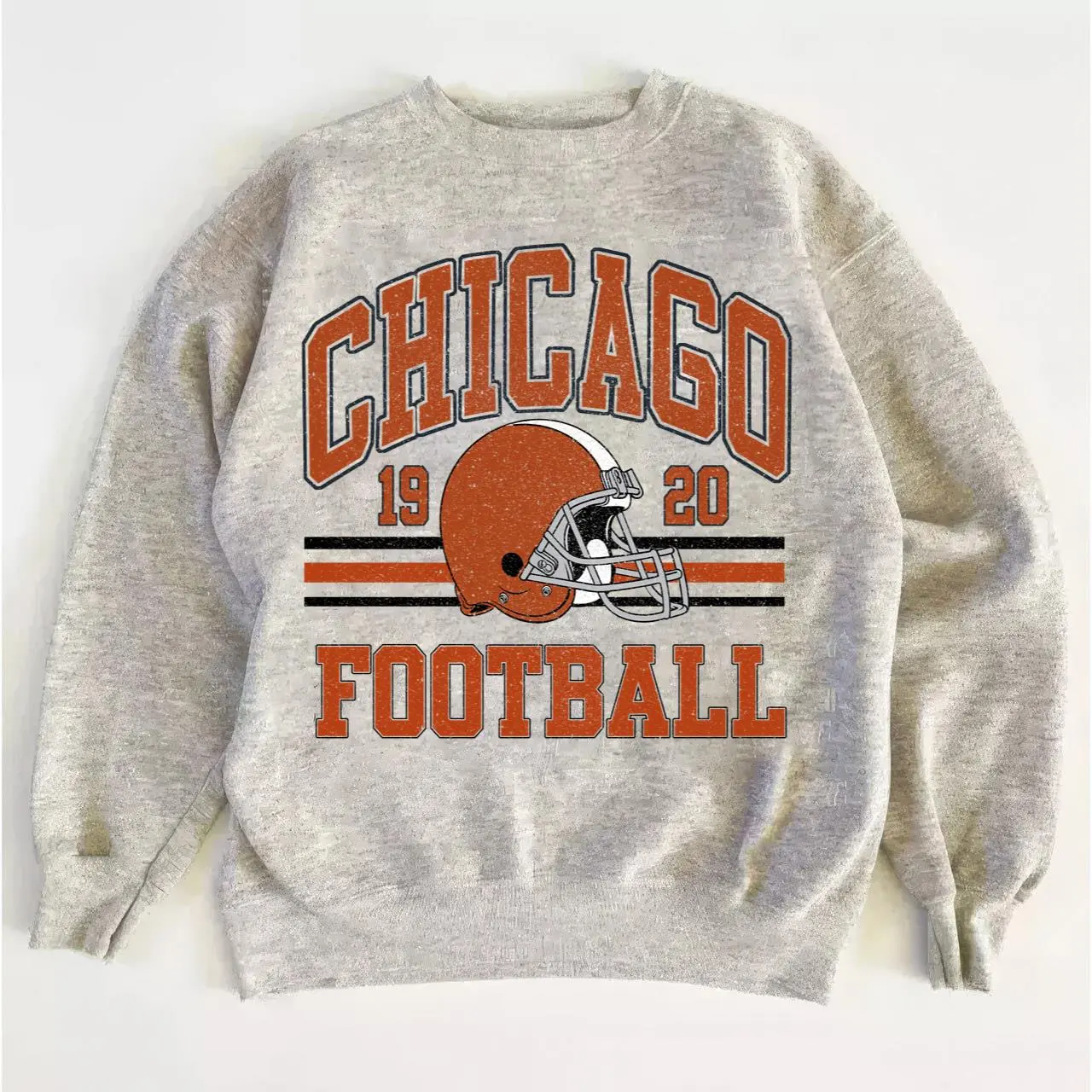 Unisex Chicago Football Crewneck Sweatshirt, Vintage-Inspired Fan Gift