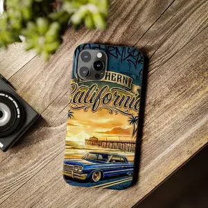 Lowrider Phone Case  Southern California Sunset Art 11 12 13 14 15 16 17