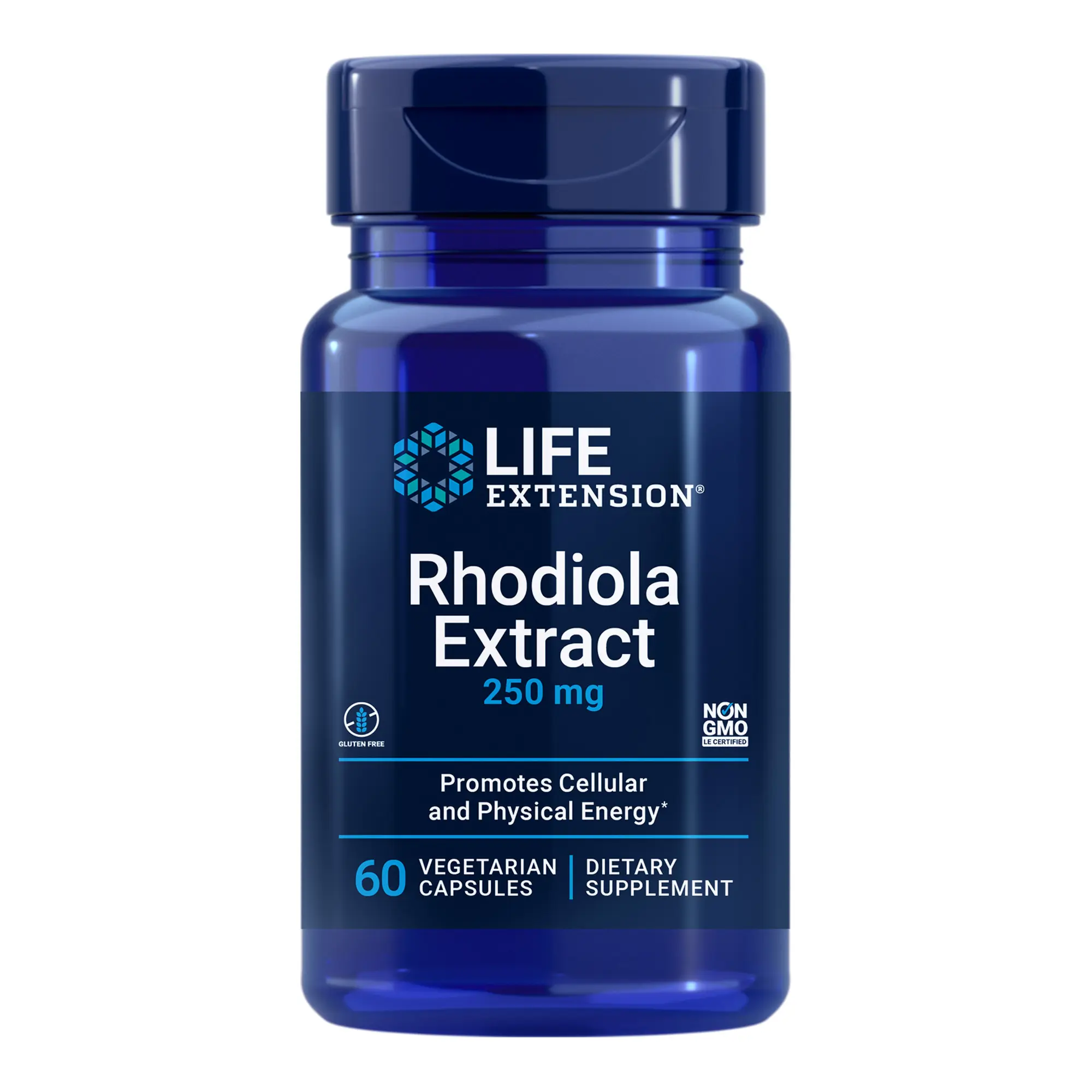 Life Extension Rhodiola Extract 250 MG, 60 Vegetarian Capsules