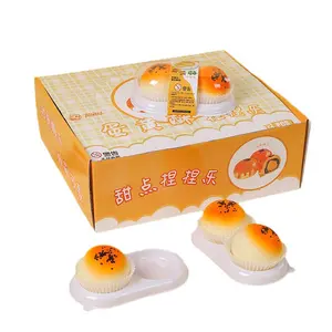 Fluid Custard Bun Squishy Slow Rebound Stress Relief Food Toy Kids Gift