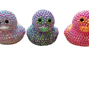 Bedazzled 2" Rubber Ducks - Shimmering Rhinestone Ducks for Home decor & Car decor.  Cruising ducks.