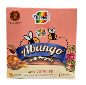 Therbal abango caramel with propolis and ginger (abango caramelo con propolis y gengibre)