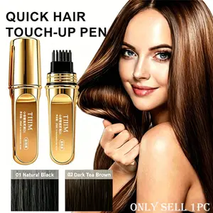 Portable Multi-functional Gray Hair Concealer Pen, Waterproof Long-lasting Color, Perfect for Root & Hairline Retouch
