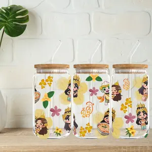 Cambodian Queen 16oz Libbey Cup