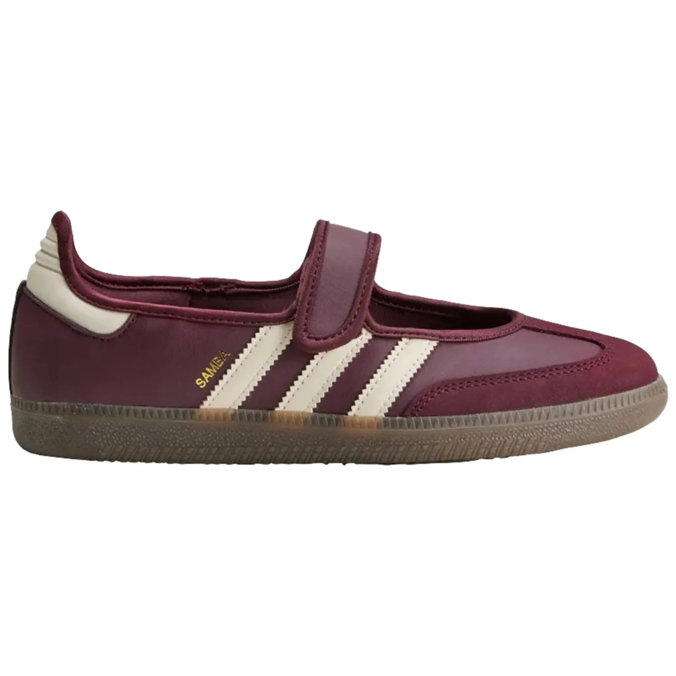 Adidas Samba Jane Maroon Cream White IH6561 Women's Fashion Shoes New