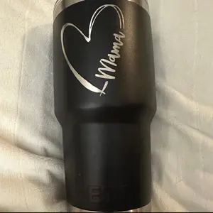 Etched Yeti, tumbler