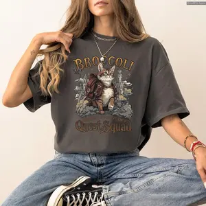 Quest Squad Broccoli T-Shirt, Onyx Storm Shirt, Fourth Wing Tee, Xaden Riorson tee Anime Inspired Tee