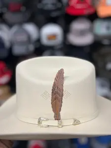 STAINLESS STEEL HAT FEATHER #9