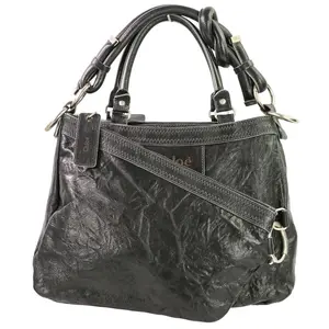Pre-owned Chloé Calfskin Shoulder Bags Chloe WEEKEND VOYAGE Leather Handbag