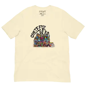 Grateful Dead | T-Shirt | Skeletons on Bus Beige
