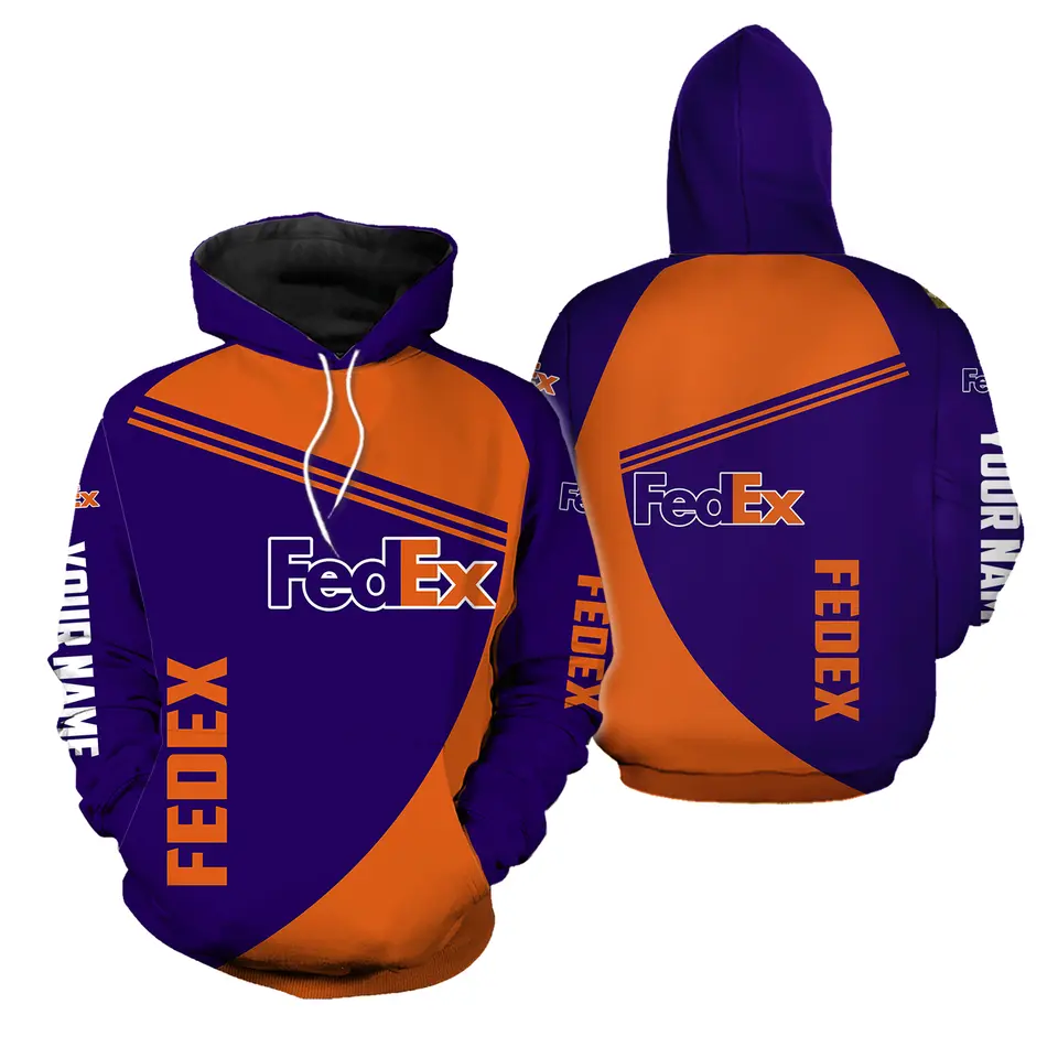 Personalized Fe-d-ex Custom 3D Hoodie All Over Print