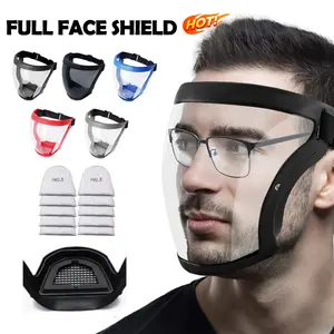 Protection Mask Transparent Facial Shield Transparent Facial Protector Face Protective Screen