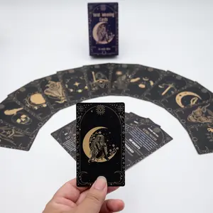 1pc Fun 78 Classic Tarot Cards for Divination, Perfect for Parties, Family Games, Best Adult Card Reading Experience