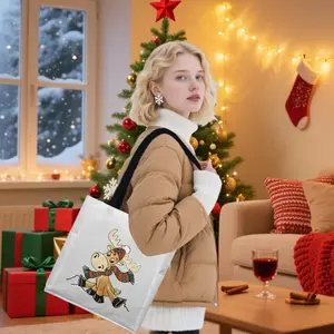 Christmas Gift Bags,Embroidered Deer Handbag, Christmas Eve Apple Gift Bags, Christmas Fruit Packaging Bags, Candy Gift Bags, Decorative Souvenirs Bags