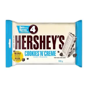 Hershey's Chocolate Bars, Cookies 'N' Creme, 4ct, 172g/6.1oz., {Imported from Canada}