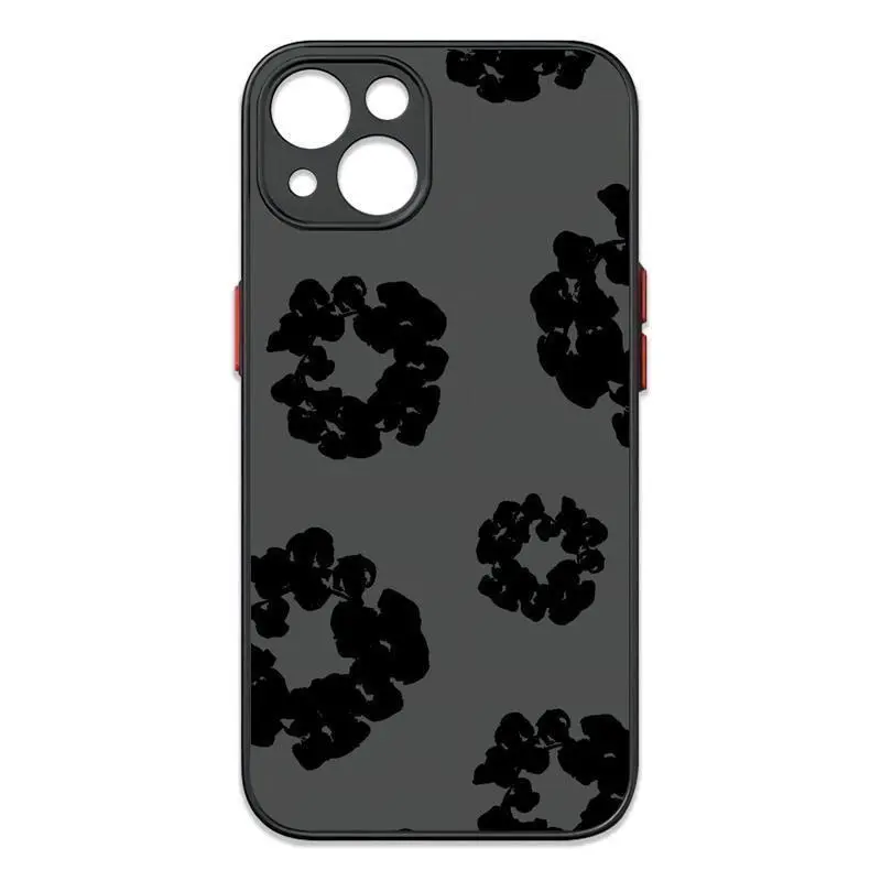 Luxury D-Denims T-Tears Phone Case for iPhone 17 16 15 14 13 12 11 Mini Pro Max X XR XSMax 7 8 6 6s Plus Matte Clear Back Cover with Unique T-Tears Pattern