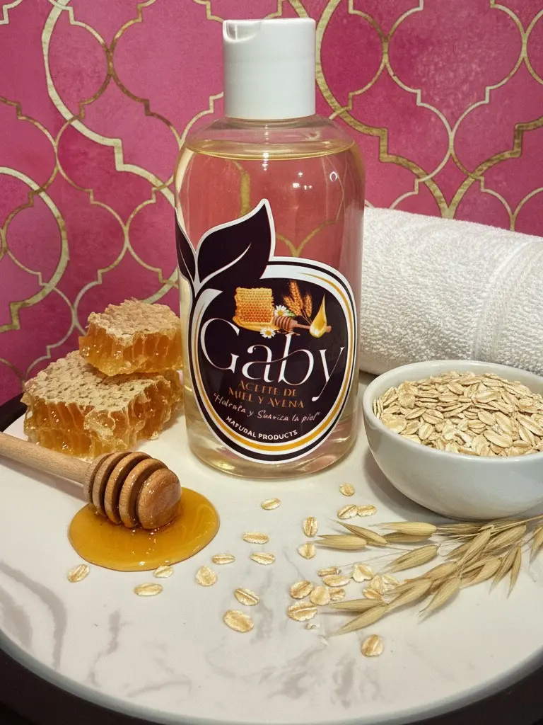 Gaby natural products honey and oat body oil