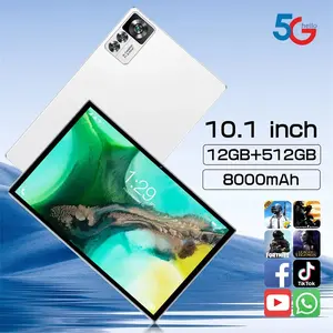 Tablet Global Version 12S Pro Tablets Face Recognition Tablet 5G Dual SIM 16GB+1TB Android 13 Tab PC 2025 For Children's Kids