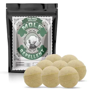 Mole Repellent for Lawns Flowers, Gopher Deterrent,Vole Repellents Outdoor,Get Rid of Groundhog Safe Around Pet/Plant-8P