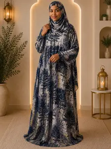 Women Muslim Prayer Dress Set