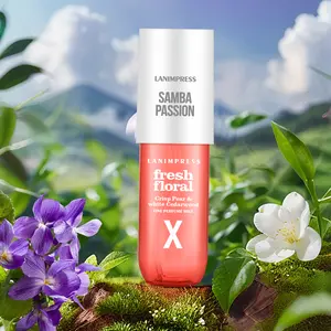 X Crispy Pear & Blush Violet Mist，Juicy Pear & Pink Violet Eau de Parfum，Long-Lasting Fresh Floral Mist，Juicy Pear Petals Perfume Mist