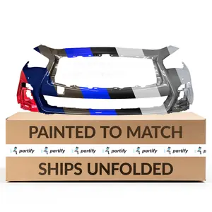 Infiniti Q50 CAPA Certified Front Bumper Sport & With Sensor Holes - IN1000283C