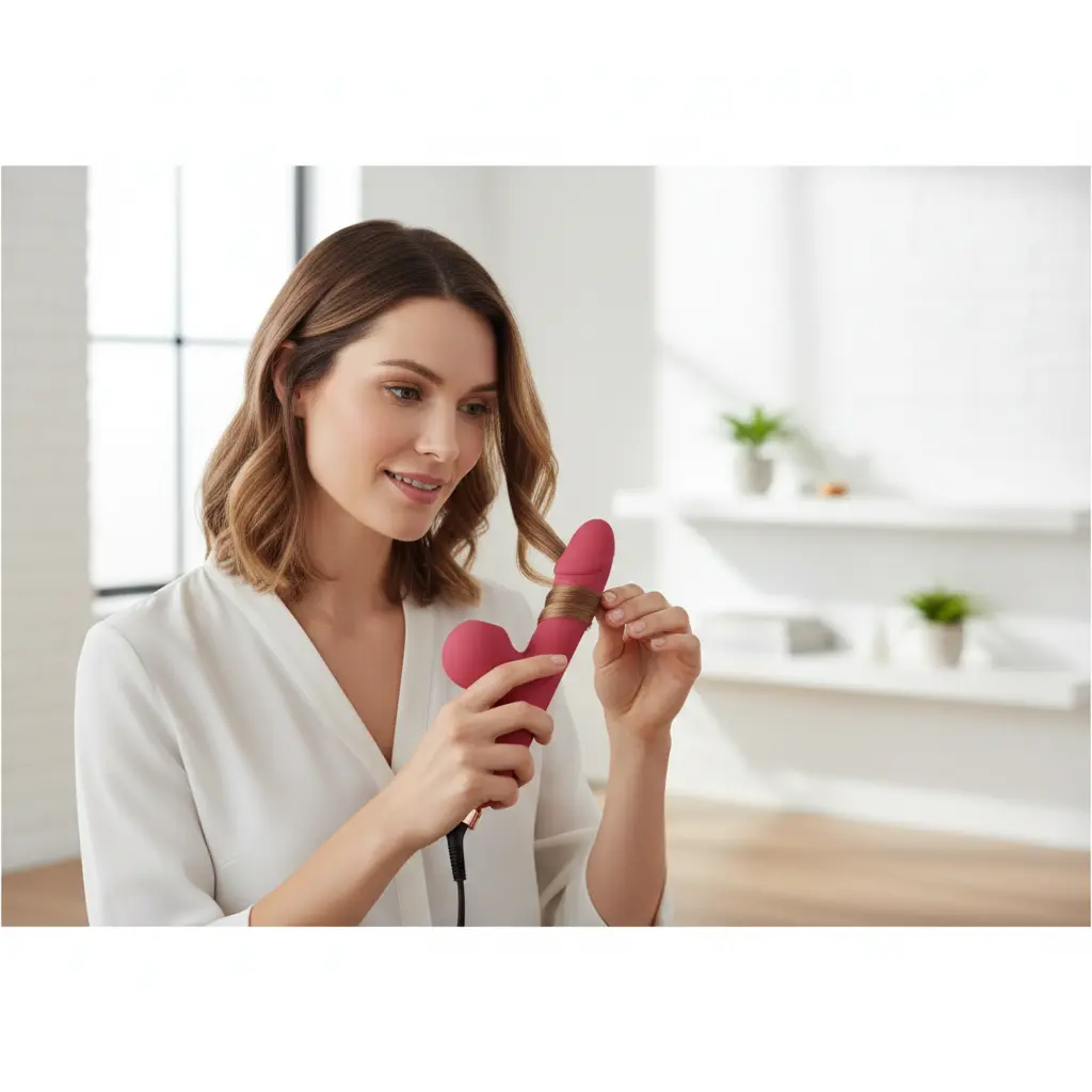 Lazy Curling Tool, Electric Rotating Curler, Rechargeable and Detachable Cordless Hair Clipper, Removes Damaged Hair, Hair Care and Coloring, Valentine's Day Gift for Girls, Women's Home Styling Tool, Rotating Curler, Easily Creates Large Curls, Does Not