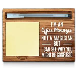 Office Manager Gifts Leader Desk Sticky Self-Stick Note Pad Holders