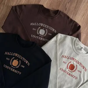Halloweentown Embroidered Sweatshirt, 1998 Halloween Crewneck, Vintage 90s Spooky Season Sweater, Halloweentown Sweatshirt