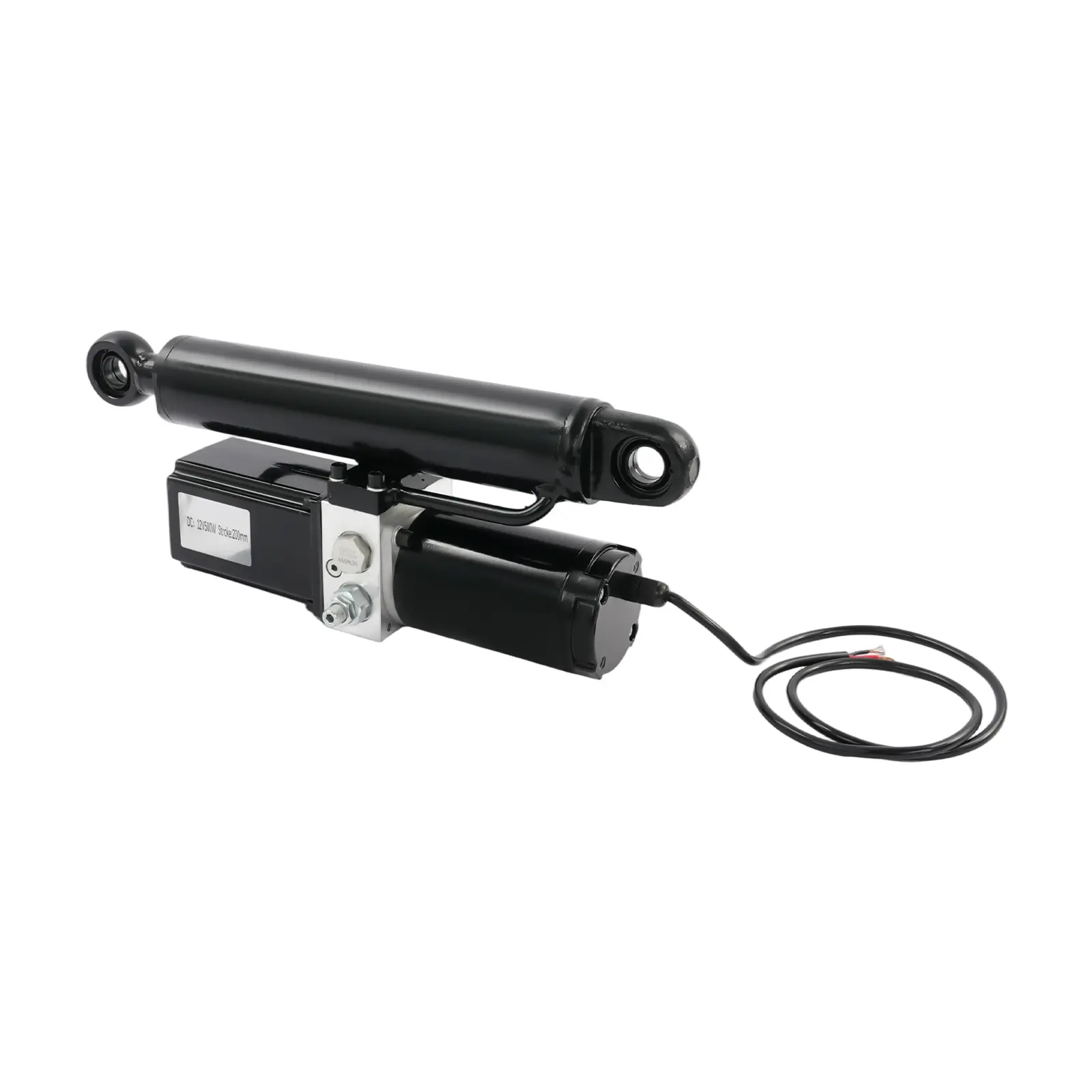 DC12V 800W 2 Ton 200mm Stroke Electric Linear Actuator Electro Hydraulic for Industrial Machinery Solar Tracking Lifting Platform Dump Trailer