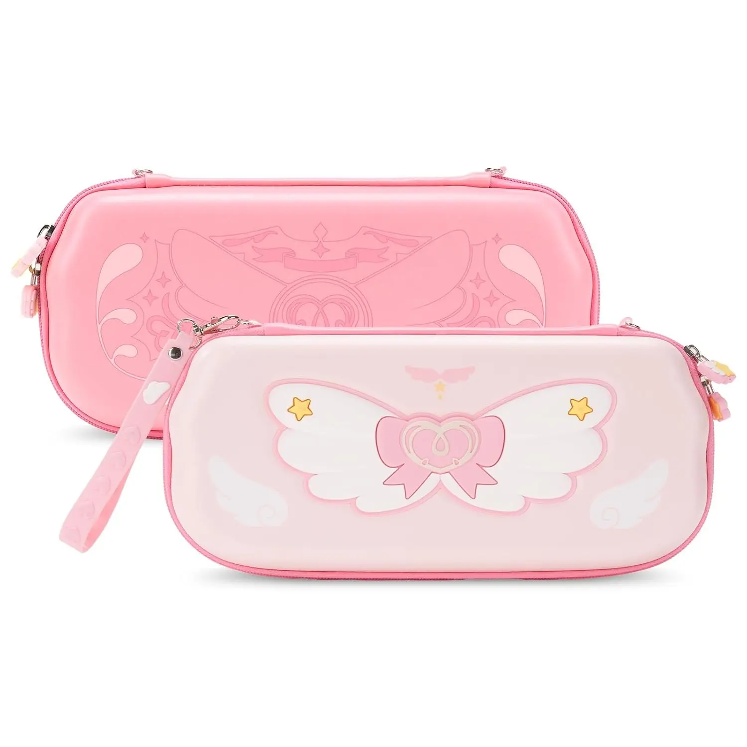 GeekShare Star Wings Carrying Case for Switch 2, Console Accessories with Detachable Wrist Strap, Lightweight, Waterproof