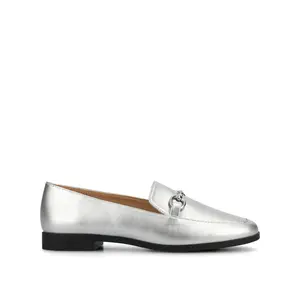 LACIE SLIP ON LOAFERS - Silver