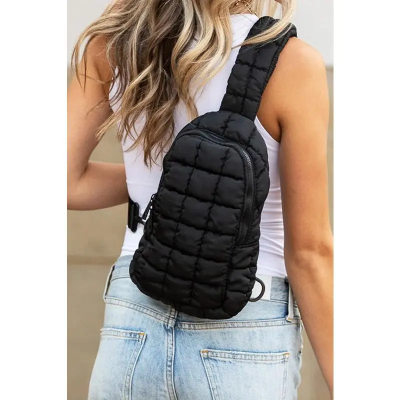 Skyler Quilted Puffer Sling