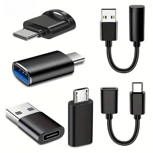 USB-C to USB-A & USB-A to USB-C OTG Adapter, 6 Counts USB 3.0 Adapter, Fast Charging & Data Transfer Adapter for iPhone, Samsung, iPad, Laptop, MacBook, iWatch & AirPods