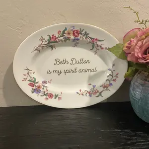 “Beth Dutton is my spirit animal” plate