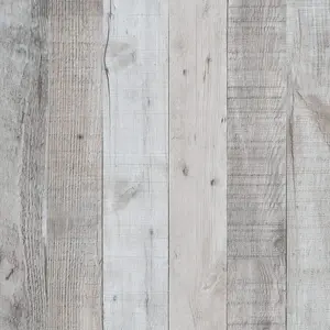 Rustic Brown Wood Peel & Stick Wallpaper 11.8" x 197" – Self-Adhesive Shiplap Contact Paper for Cabinets, Walls & Countertops